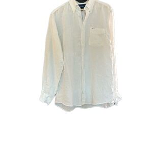 Faconnable Cream Button-Down Shirt